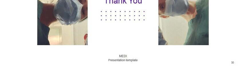 商务欧美风医疗类通用PPT模板