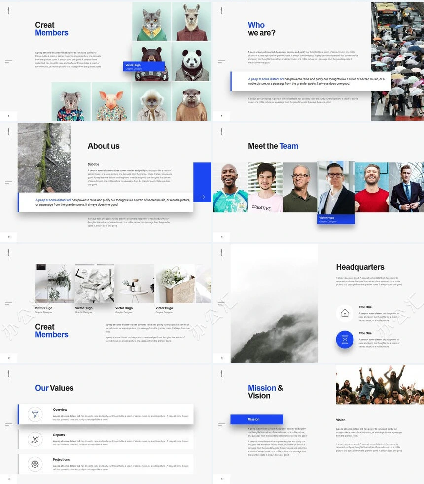 商务欧美风简约大气产品发布商业计划书PPT模板