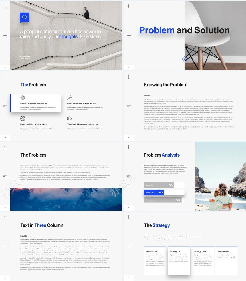 商务欧美风简约大气产品发布商业计划书PPT模板