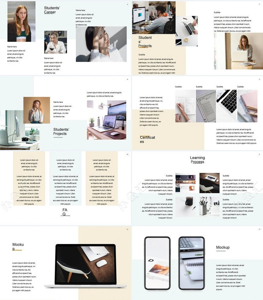 欧美商务风高端品牌创意策划设计PPT模板