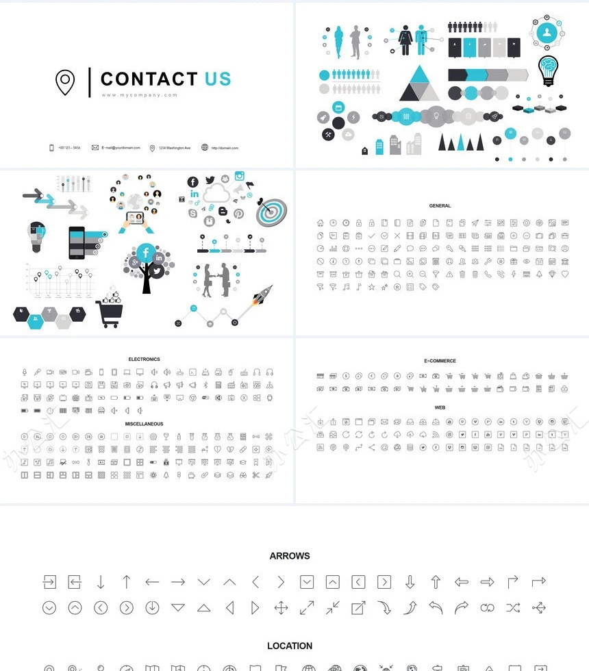 欧美时尚风融资计划书公司简介通用PPT模板