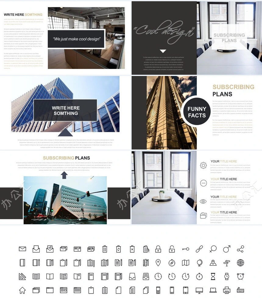 简约欧美风CEO介绍产品发布会公司简介PPT模板