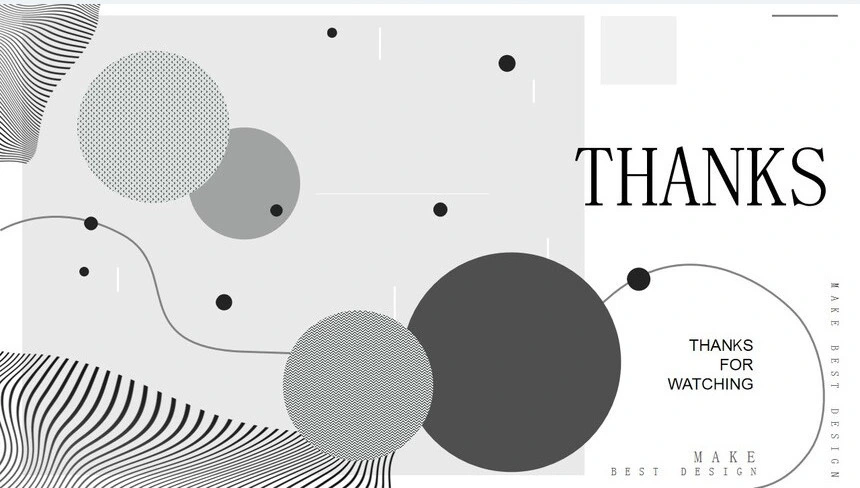 灰色艺术风图表通用PPT模板