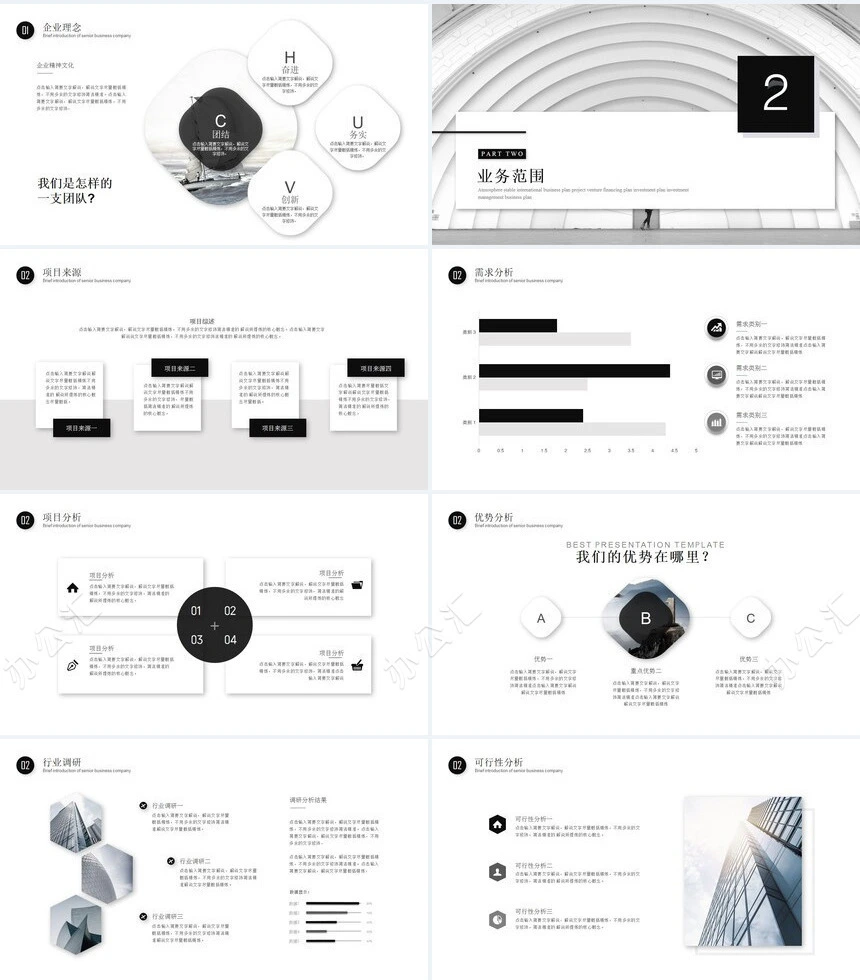 创意高端设计时尚高端商务宣传策划PPT
