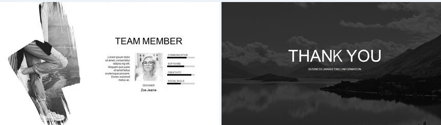 极简艺术风项目策划书工作汇报通用PPT模板