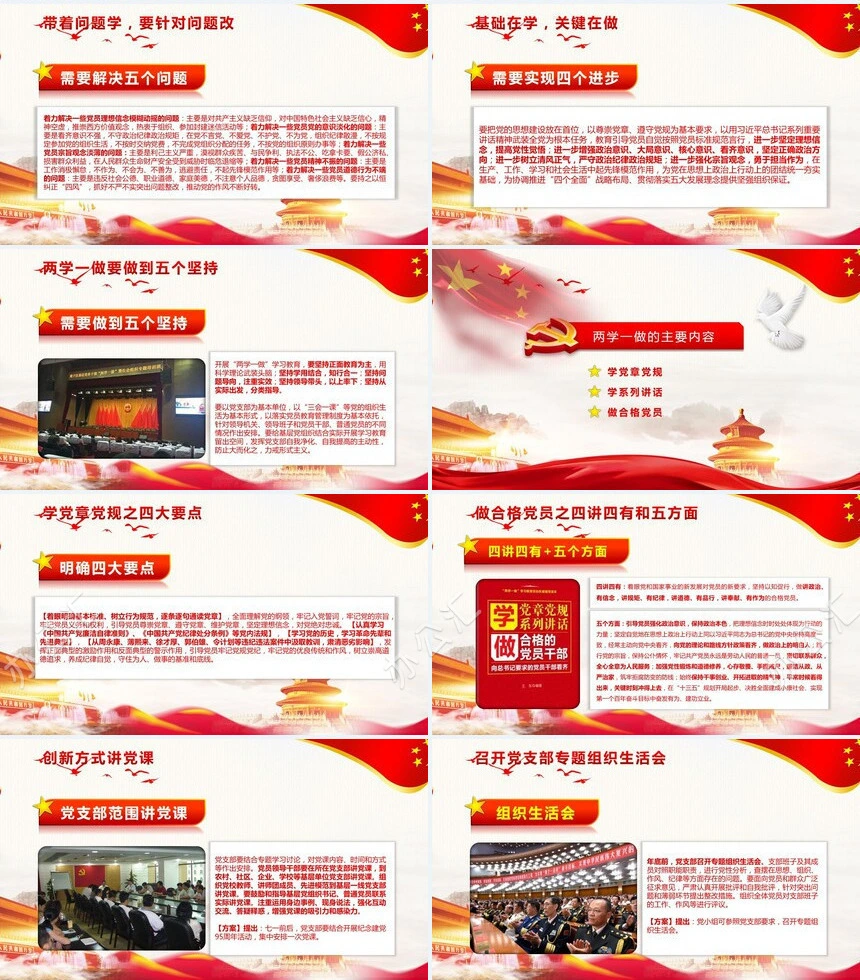 全面提高党员综合素质通用PPT模板