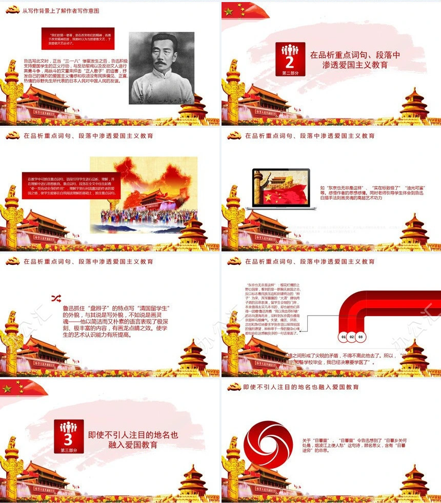 政府党政爱国教育PPT