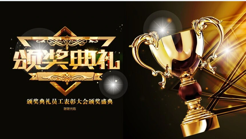颁奖典礼员工表彰大会颁奖盛典PPT模板(2)