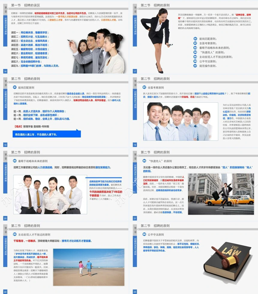 人力资源部员工招聘实务通用PPT模板