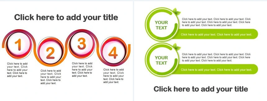 图表数据通用PPT模板(3)