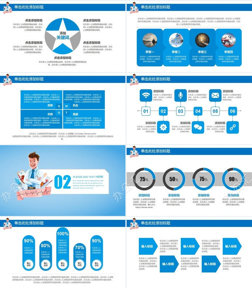 2023医院医疗PPT模板(3)