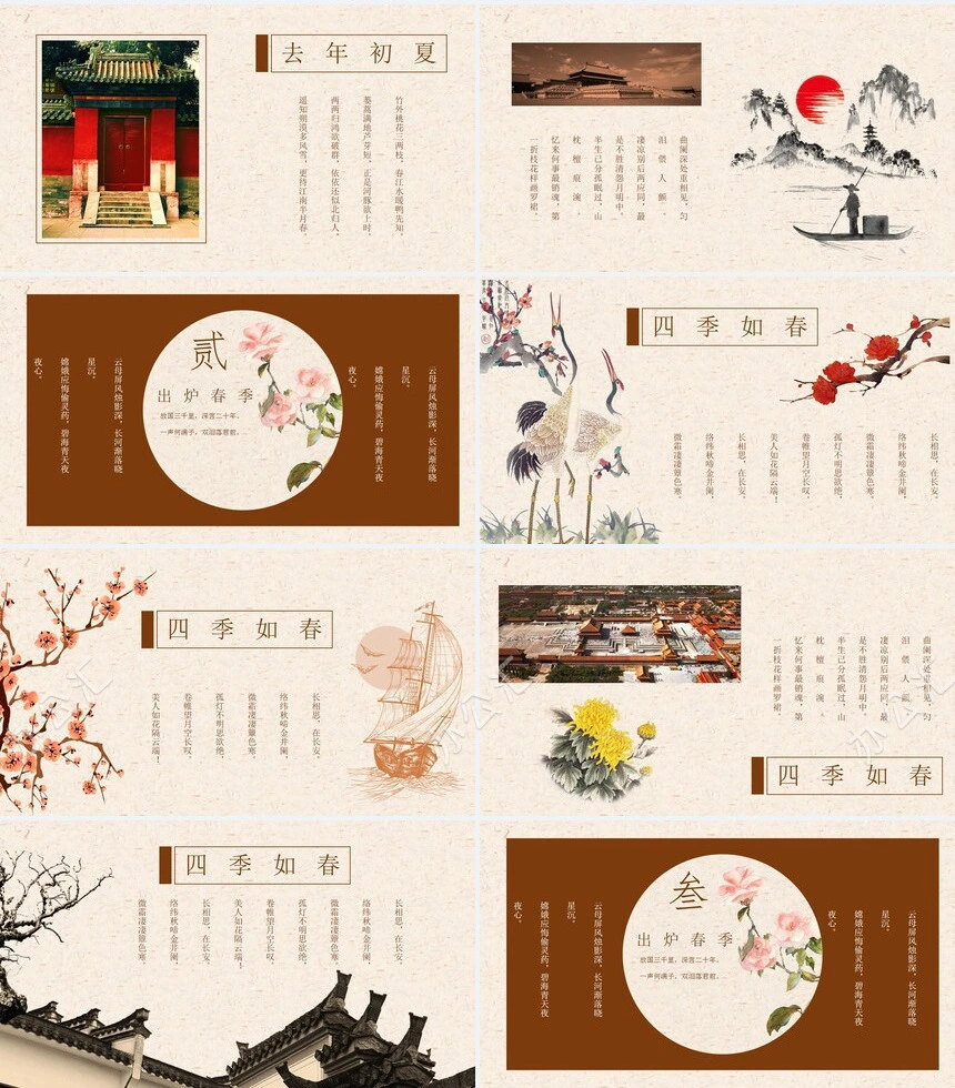 国学知识传统文化毕业答辩通用模板(3)