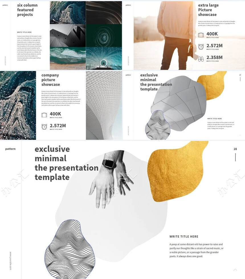 轻奢欧美艺术风猫咪主题公司简介项目策划通用PPT模板