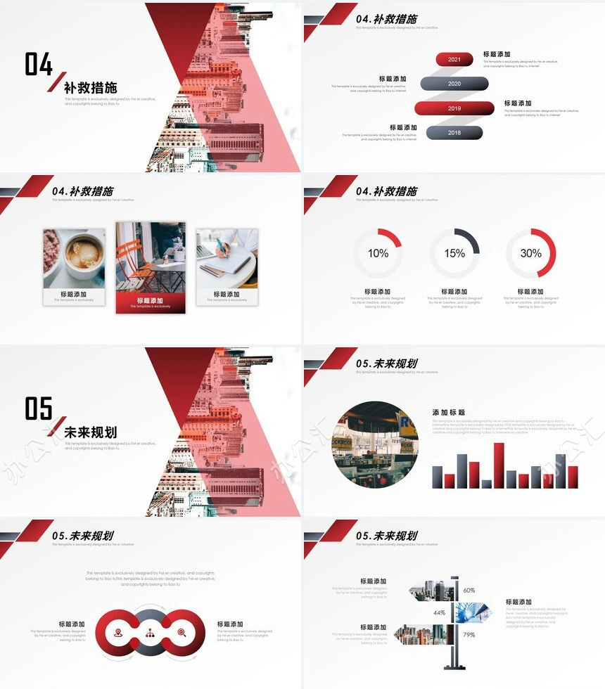 销售部年终述职通用PPT模板