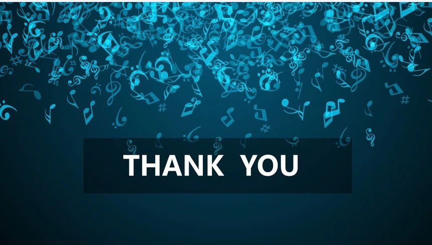 音乐符号主题背景PPT模板