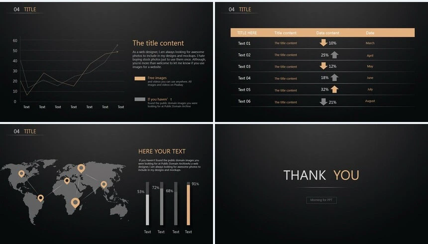 工作总结年终汇报商业计划书PPT模板