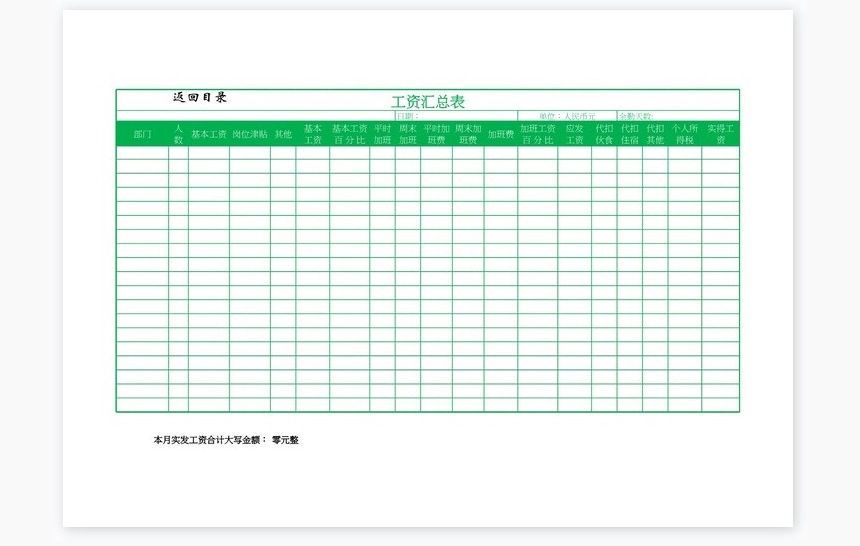实用的工资管理系统