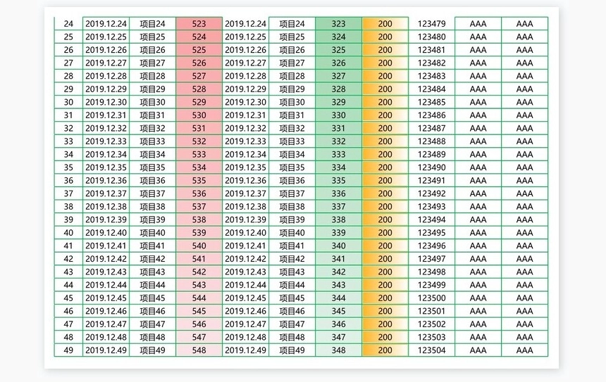 财务收支日记账表