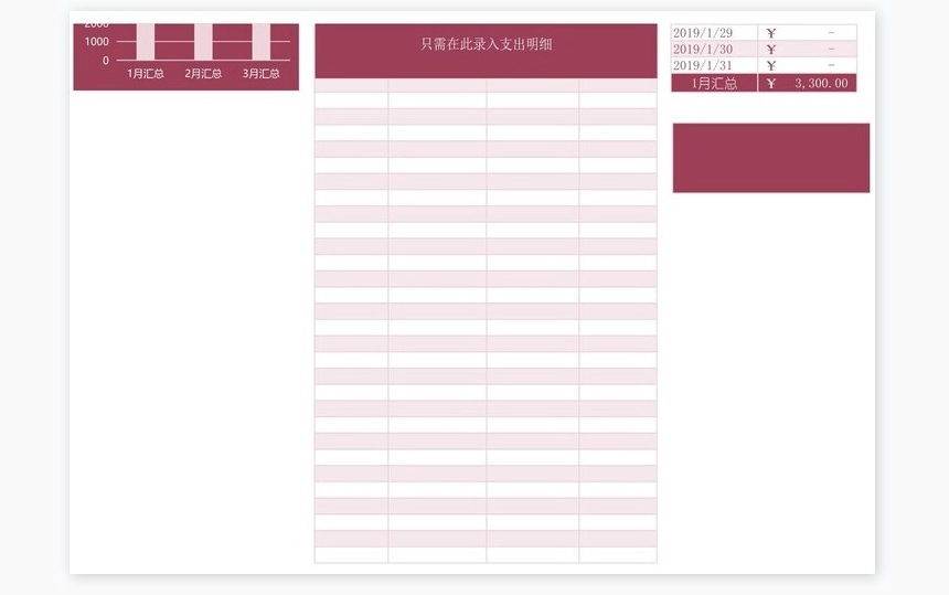 财务费用年度支出记账管理系统(2)