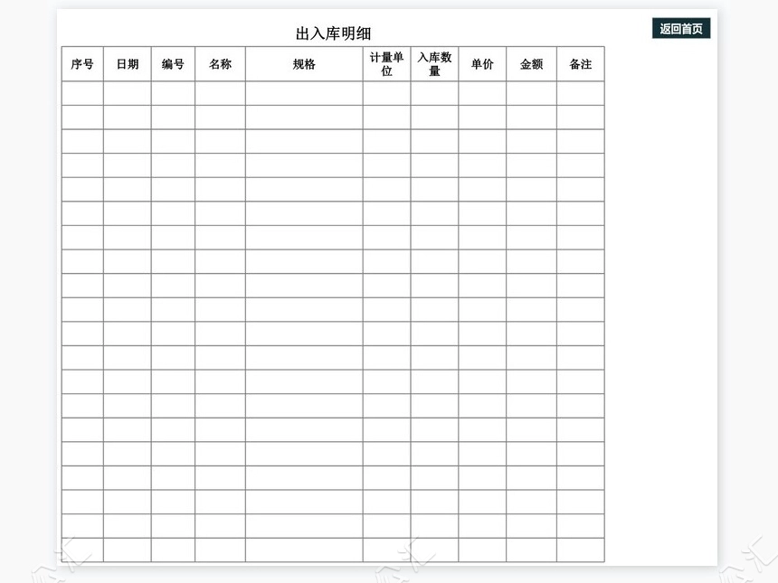 进销存—出入库管理系统