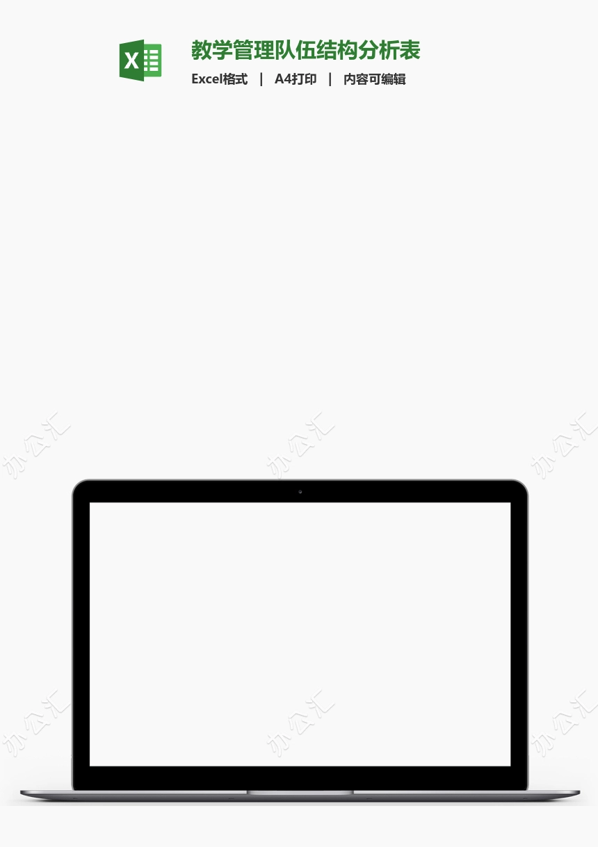 教学管理队伍结构分析表