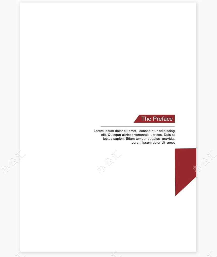 年终总结汇报画册Word模板