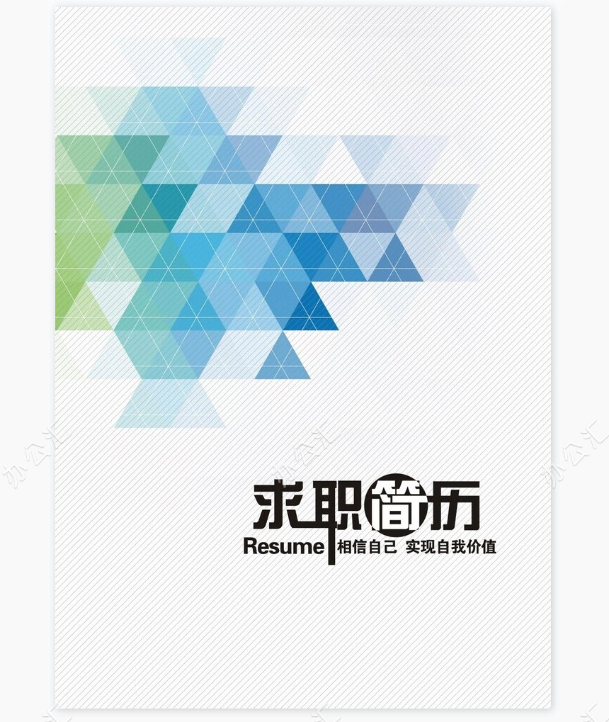 个人简历四页word模板(15)