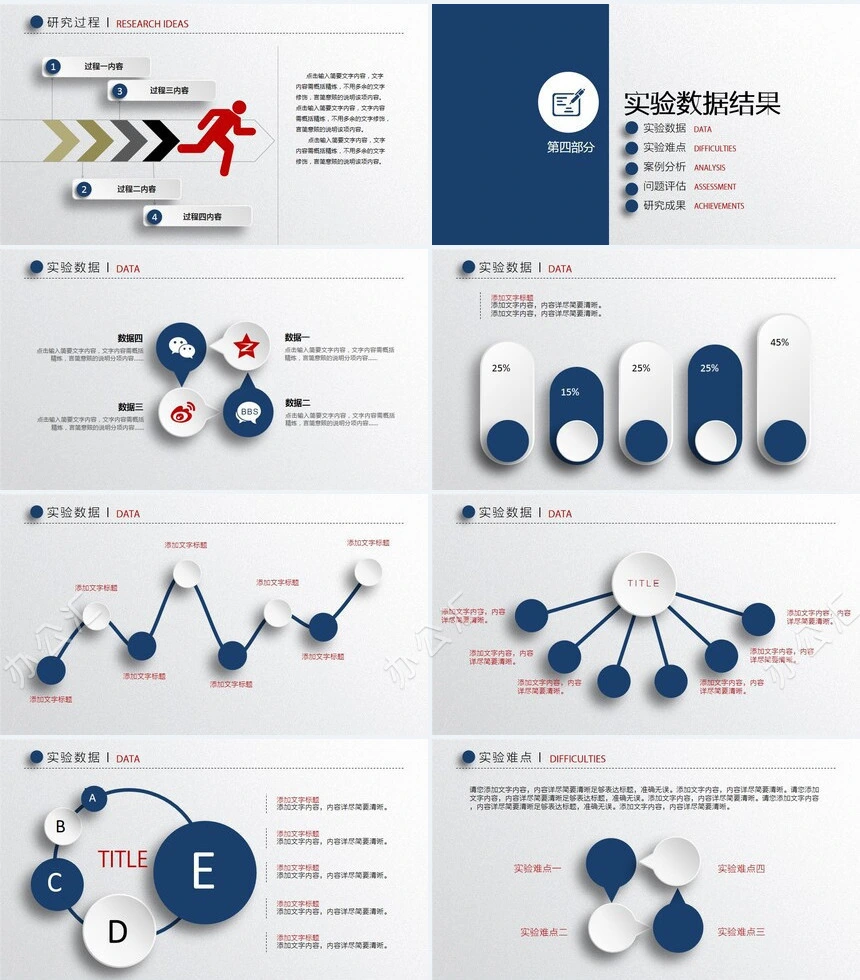 土木工程毕业论文答辩PPT模板