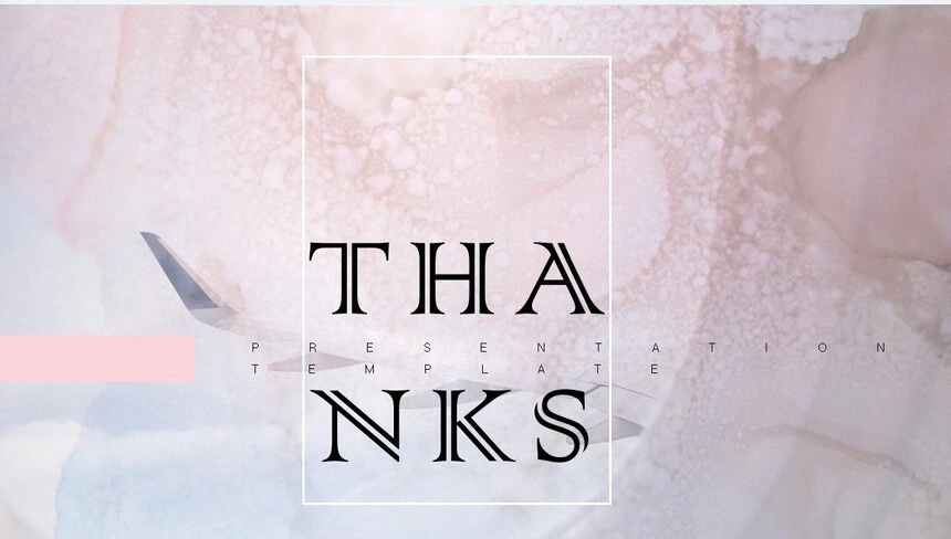 时尚水彩风格通用PPT模板(101)