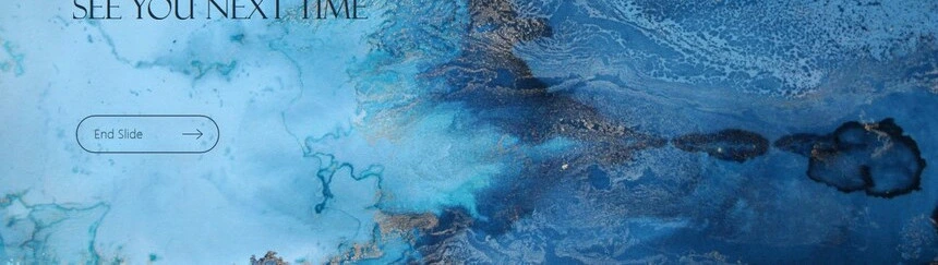 时尚水彩风格通用PPT模板(104)