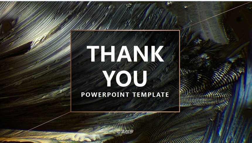 时尚水彩风格通用PPT模板(73)