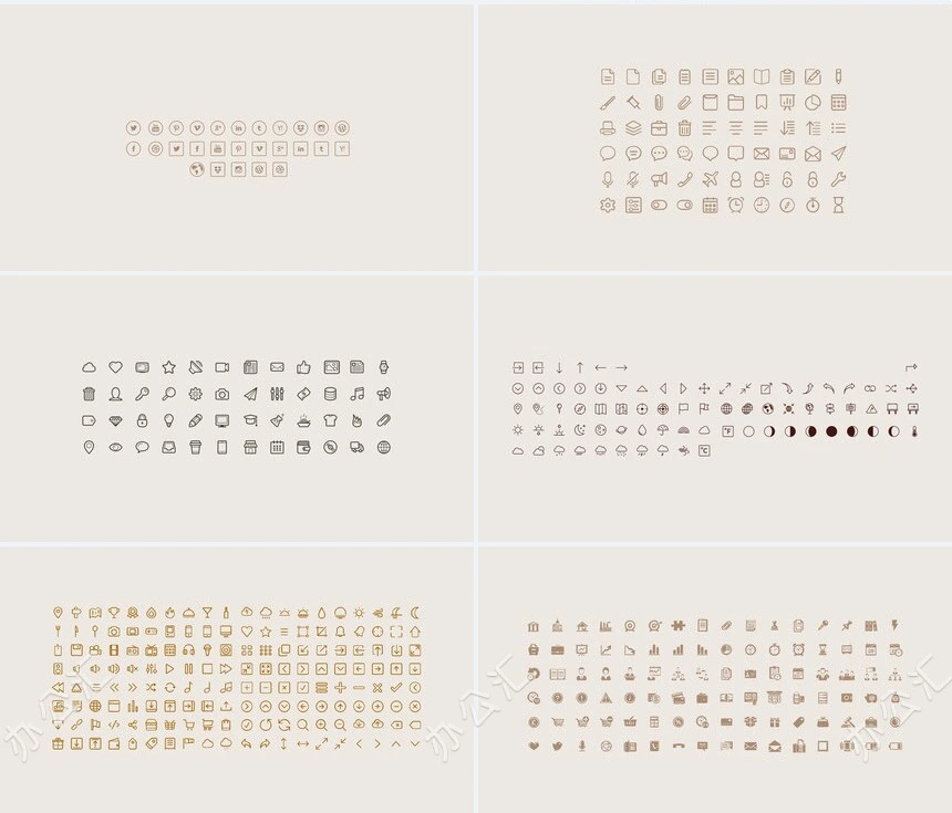 低调沉稳莫兰迪风格通用PPT模板