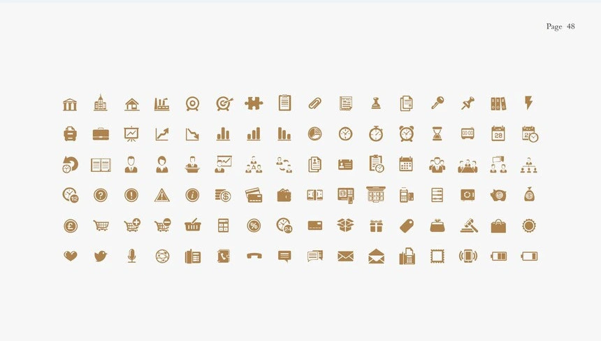 莫兰迪风格通用PPT模板(10)