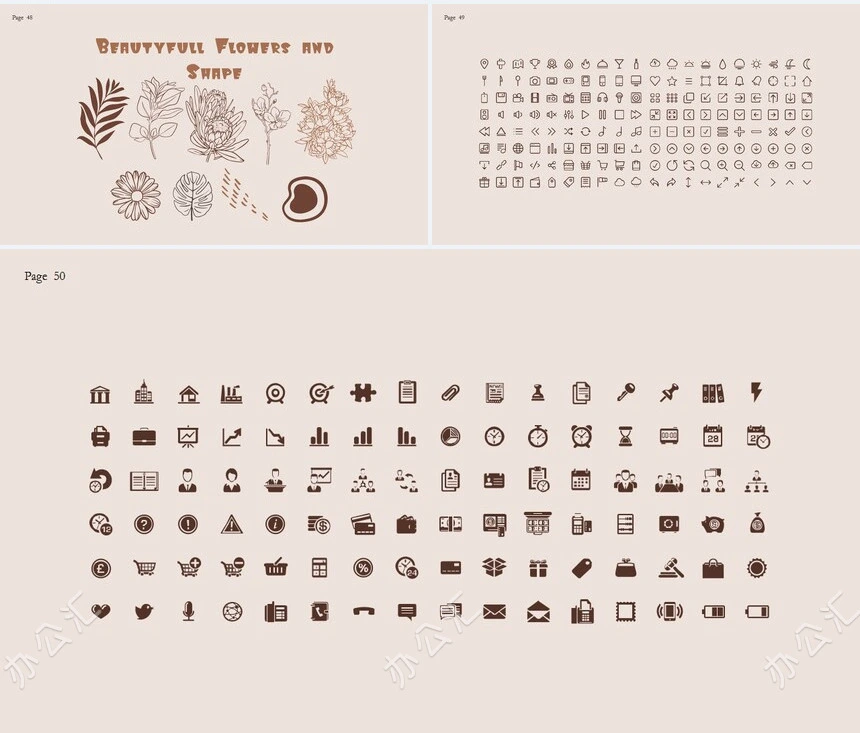 莫兰迪风格通用PPT模板(65)