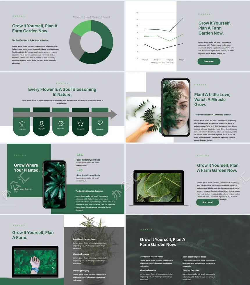 莫兰迪风格通用PPT模板(73)