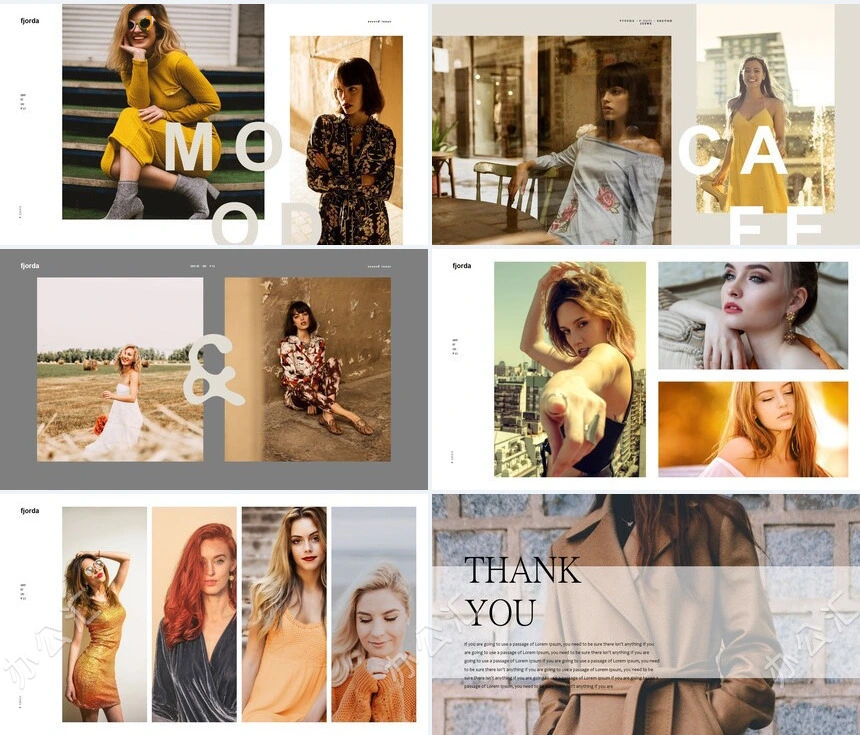 高级时尚莫兰迪风格通用PPT模板