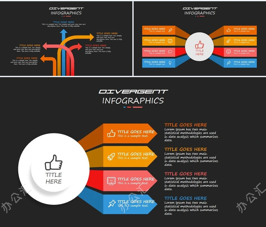 10款思维导图多边形