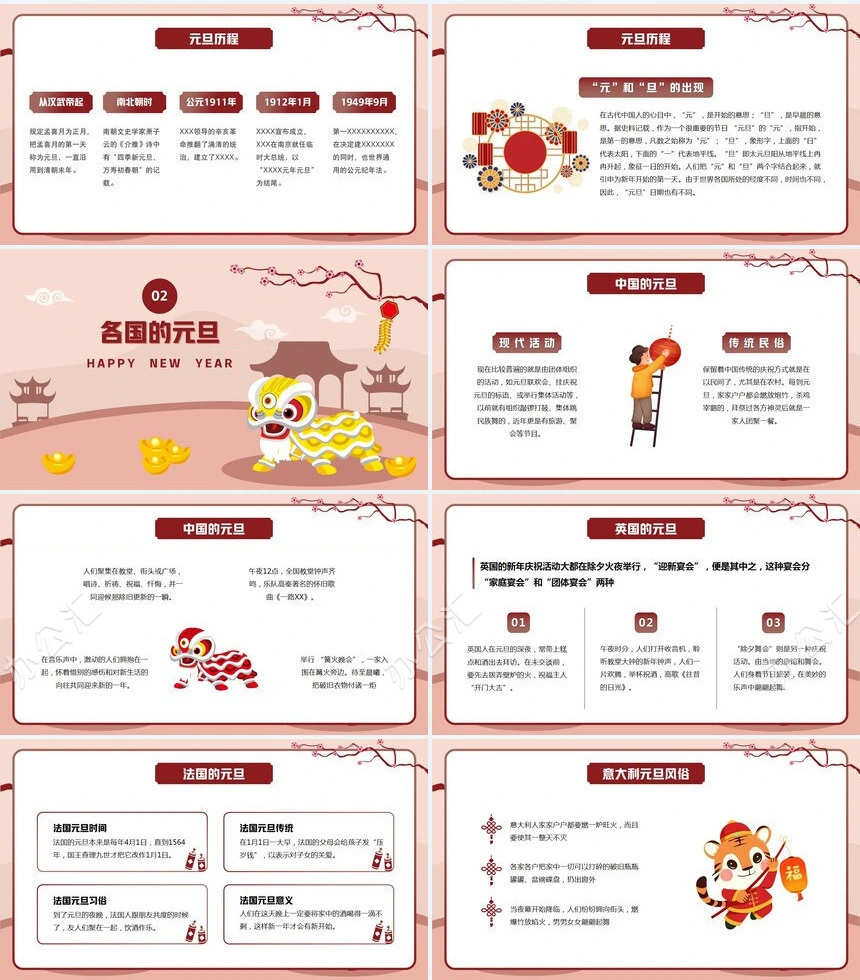 年终总结新年计划述职报告通用PPT模板(22)